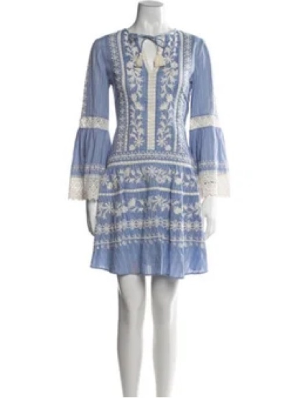 Tory Burch Floral Print Mini Dress
